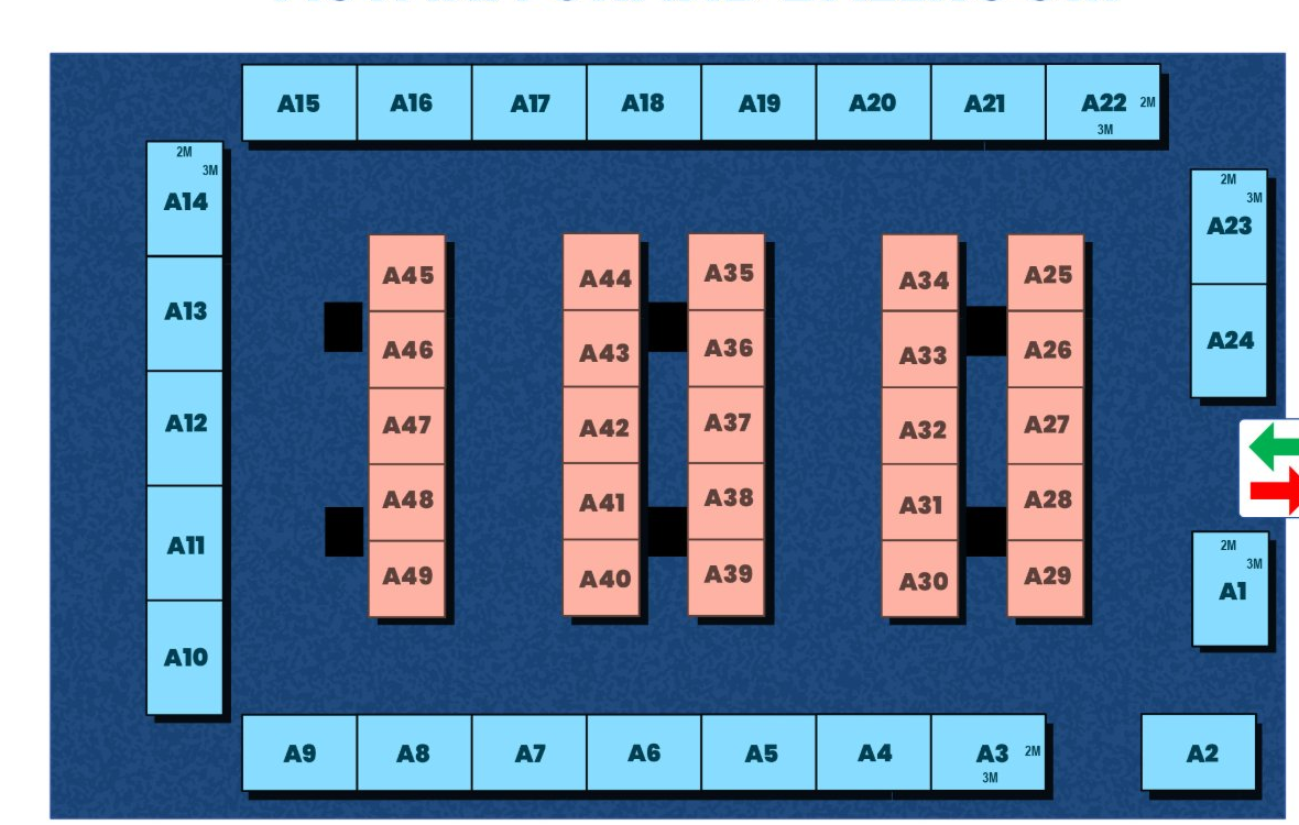 Floor plan Astaka Grand Ballroom